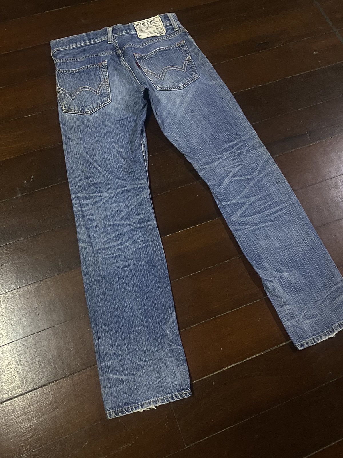 Designer × Edwin Fire 🔥 flare jeans EDWIN 503 clawmark mudwash Size US 32 / EU 48 - 8 Thumbnail