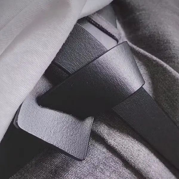 Japanese Brand Fashion retro leather knot belt minimal Size ONE SIZE - 4 Thumbnail