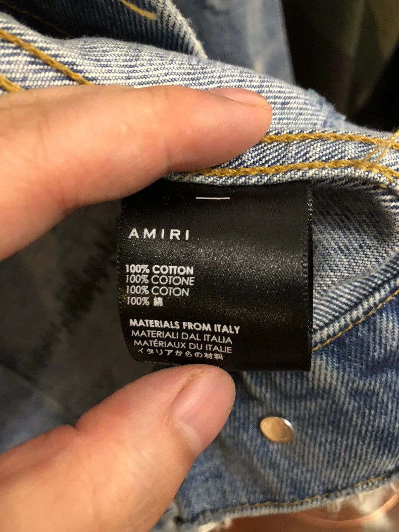 Amiri Amiri Vintage denim jacket Size US M / EU 48-50 / 2 - 4 Thumbnail