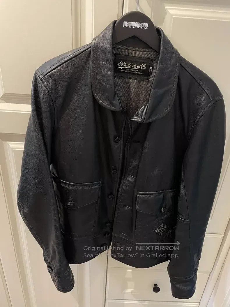 Neighborhood Neighborhood Cowhide Leather Jacket, Size S Size US S / EU 44-46 / 1 - 1 Thumbnail