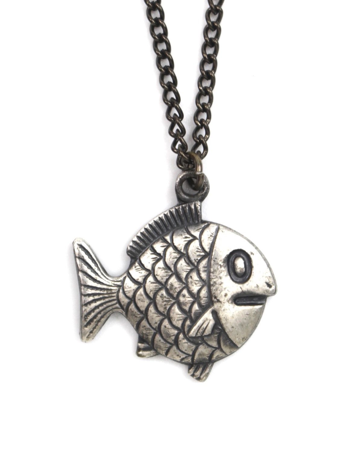 Hysteric Glamour 2000S JAPANESE OXIDIZED FISH CHARM NECKLACE Size ONE SIZE - 1 Thumbnail