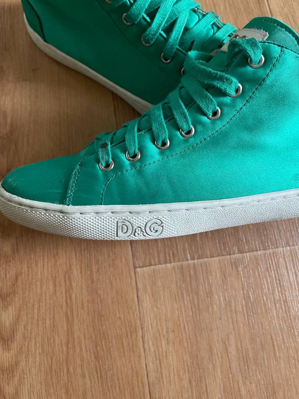 Dolce & Gabbana × Vintage Dolce&Gabbana Butterfly Vintage Y2K Hi Sneakers Shoes Size US 5 / IT 35 - 11 Thumbnail
