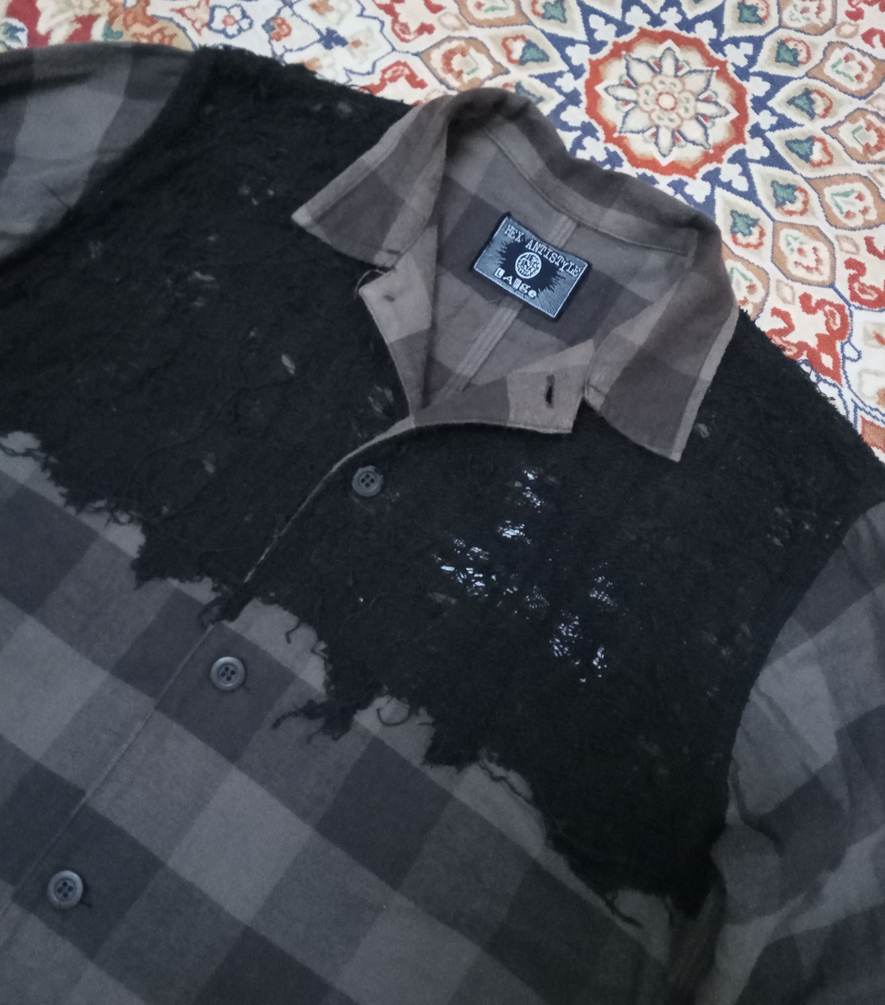 Hex Antistyle Vintage Hex Antistyle Very Rare Design Button up Shirt Size US L / EU 52-54 / 3 - 6 Thumbnail