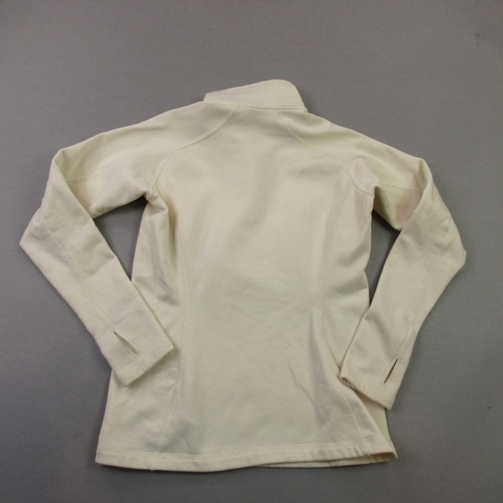Mountain Hardwear Mountain Hardwear Sweater Womens Small Long Sleeve Pullover 1/4 Zip Lightweight Beige Embroidered Logo Comfortable All Seasons Regular Fit DP Size S / US 4 / IT 40 - 4 Thumbnail