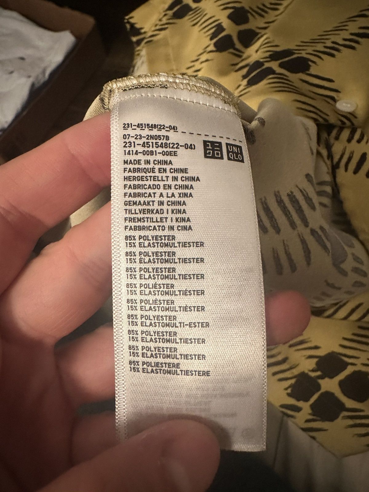 Marni × Uniqlo Marni x Uniqlo collab painted check button up Size US S / EU 44-46 / 1 - 7 Thumbnail