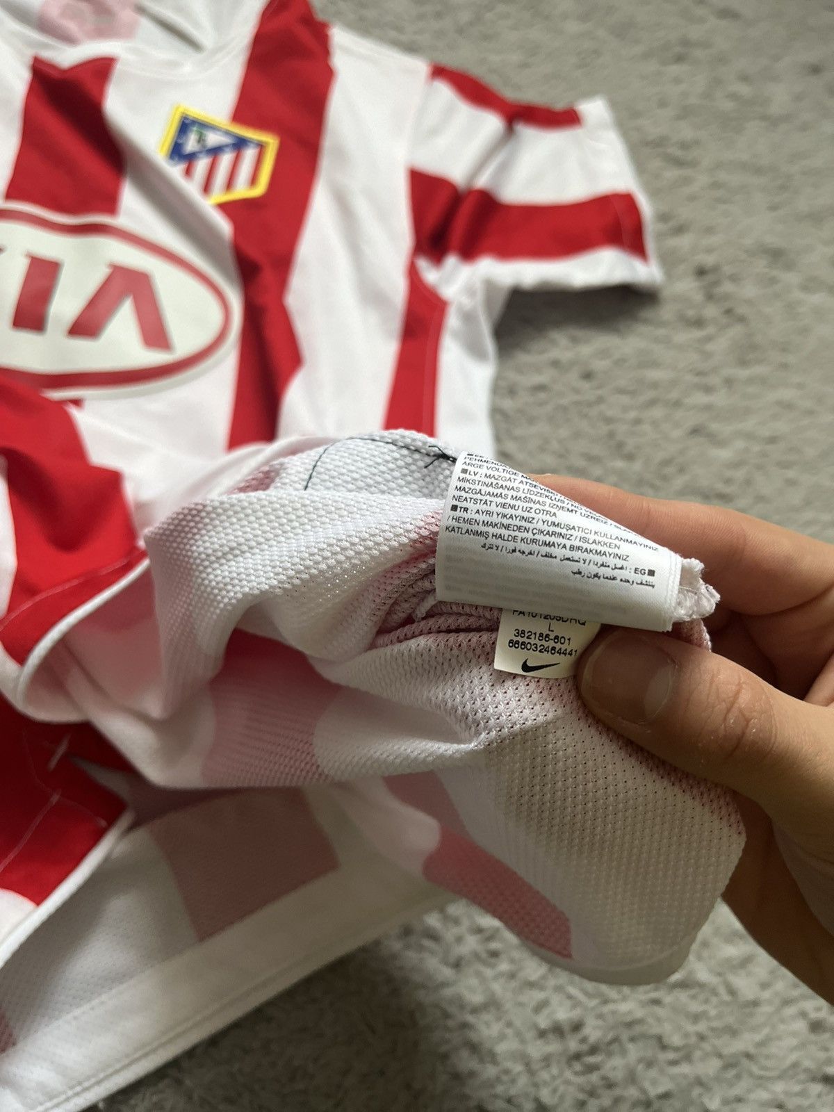 Nike × Vintage Atletico Madrid Jersey 10/11 Size US S / EU 44-46 / 1 - 6 Thumbnail