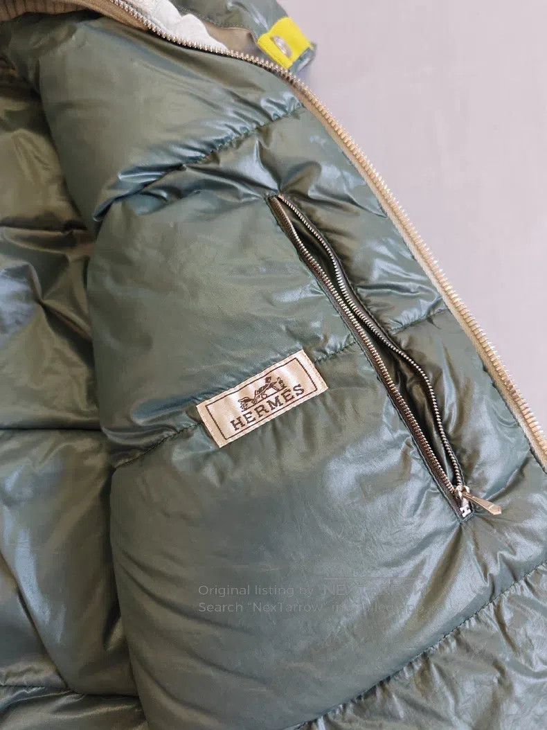 Hermes Hermes Puffer Jacket, Quilted Ribbed Hood, Color Block, Lo Size US S / EU 44-46 / 1 - 5 Thumbnail