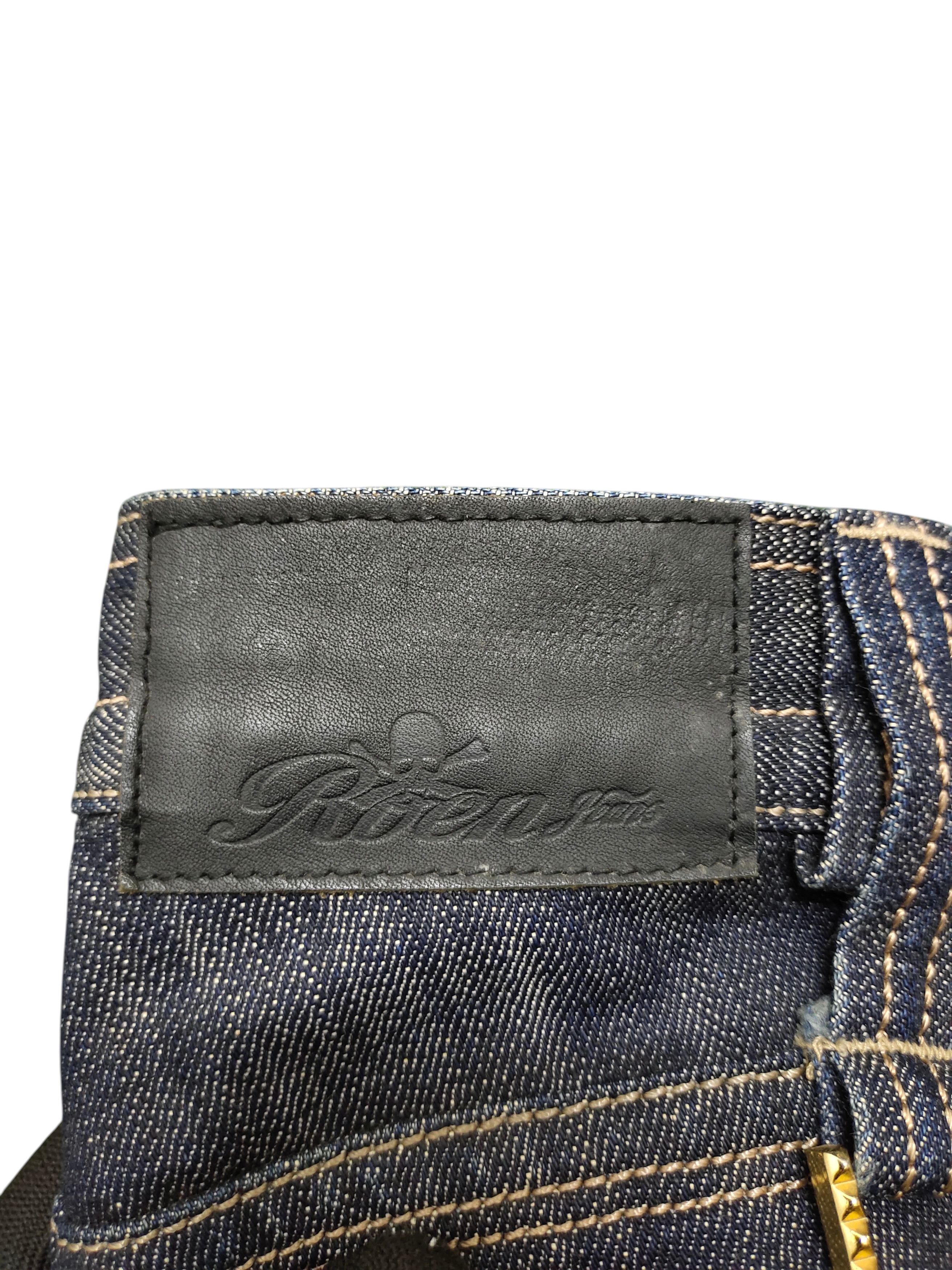 Roen Roen Japan Skull Clawmark Distress Denim Jeans Size US 31 - 8 Thumbnail