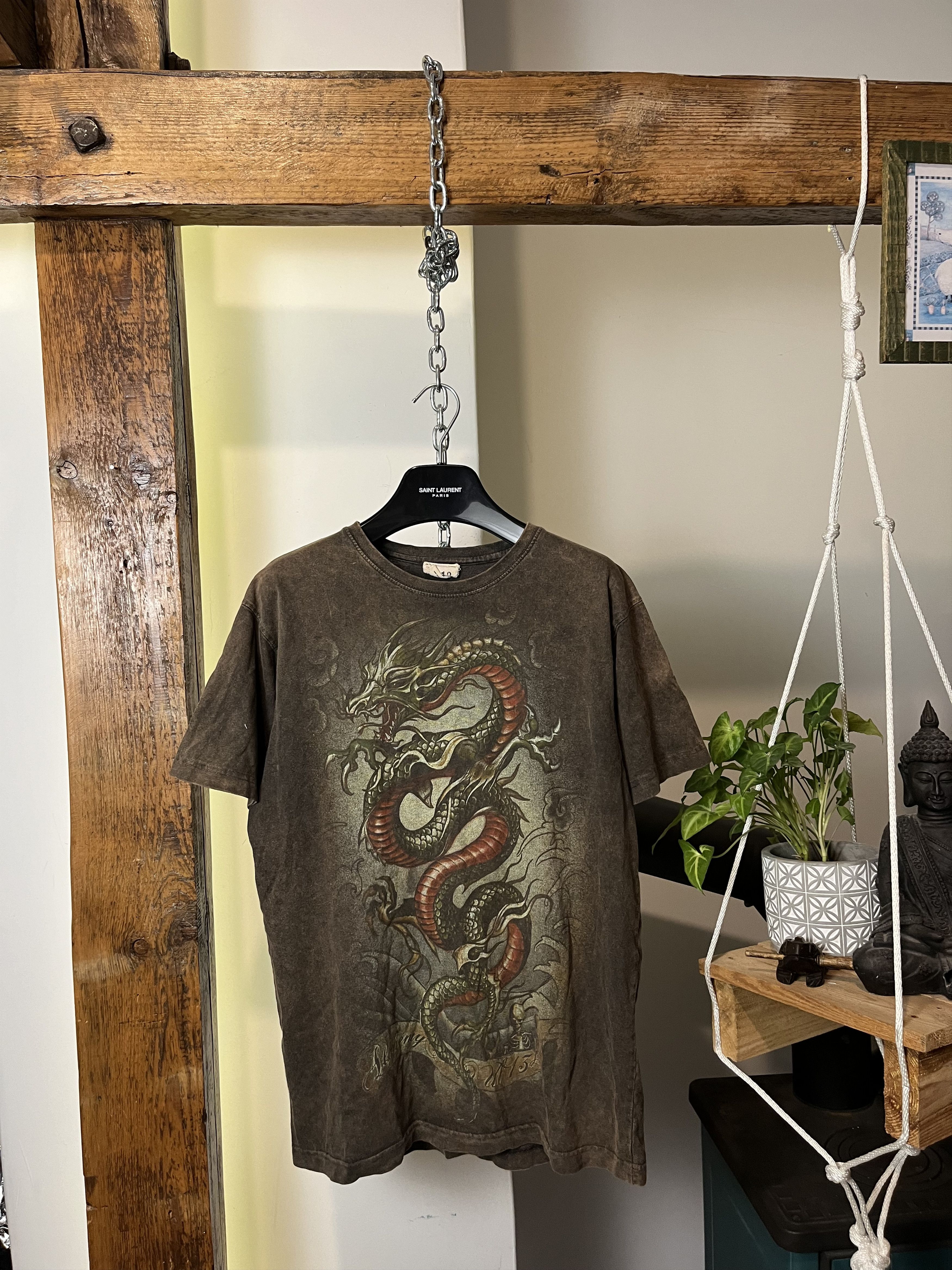 Christian Audigier × Ed Hardy × Vintage Vintage Ed Hardy Style Alchemy Tattoo T-Shirt Drip Size US M / EU 48-50 / 2 - 1 Thumbnail