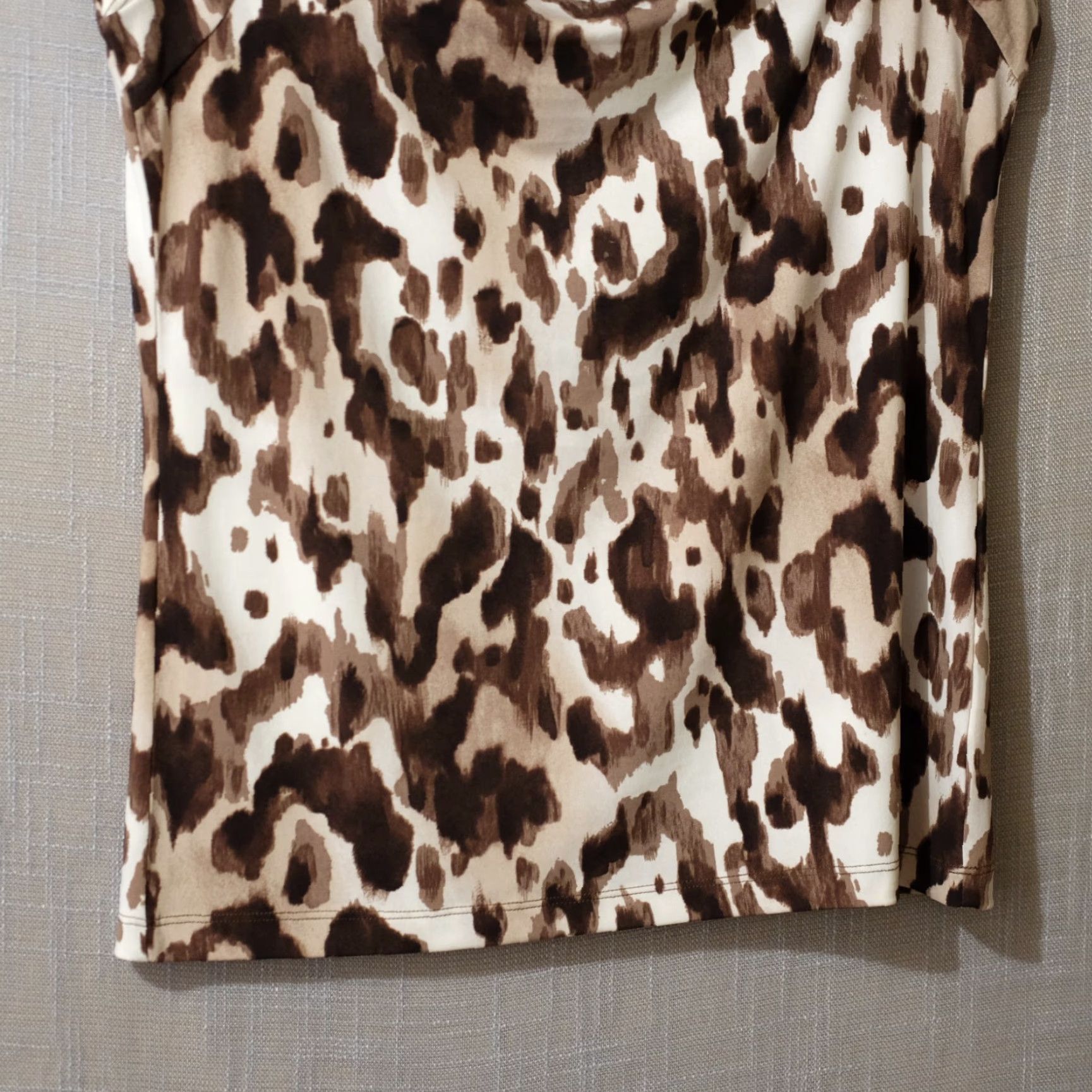 Vintage Jones Wear Blouse Cowl Neck Cream/Beige/Brown Women's S Shirt Size S / US 4 / IT 40 - 3 Thumbnail