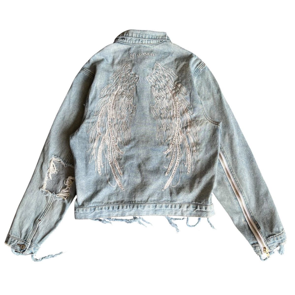 Japanese Brand Vintage Japanese Bondage Style Distressed Denim Jacket Size US M / EU 48-50 / 2 - 2 Thumbnail