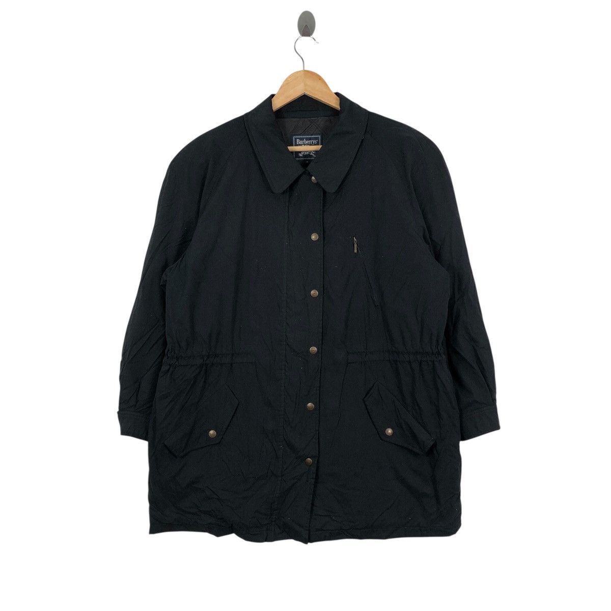 Burberry × Vintage Vintage BURBERRYS LONDON ENGLAND Light Parka Jacket Size L / US 10 / IT 46 - 1 Thumbnail