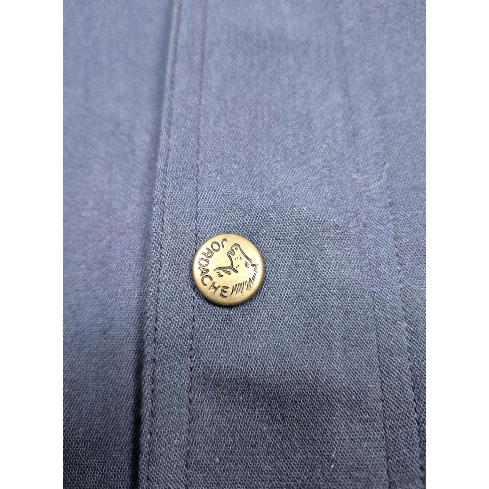 Jordache VTG Jordache Jacket Mens L Blue Canvas Field Military Lined Pockets Size US L / EU 52-54 / 3 - 3 Thumbnail