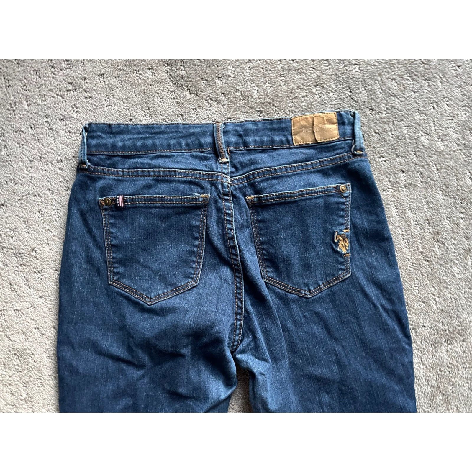 Vintage U.S. Polo ASSN Premium Denim Women's Mid Rise Jegging Jeans Blue Size 4 Regular Size 27" / US 4 / IT 40 - 2 Thumbnail
