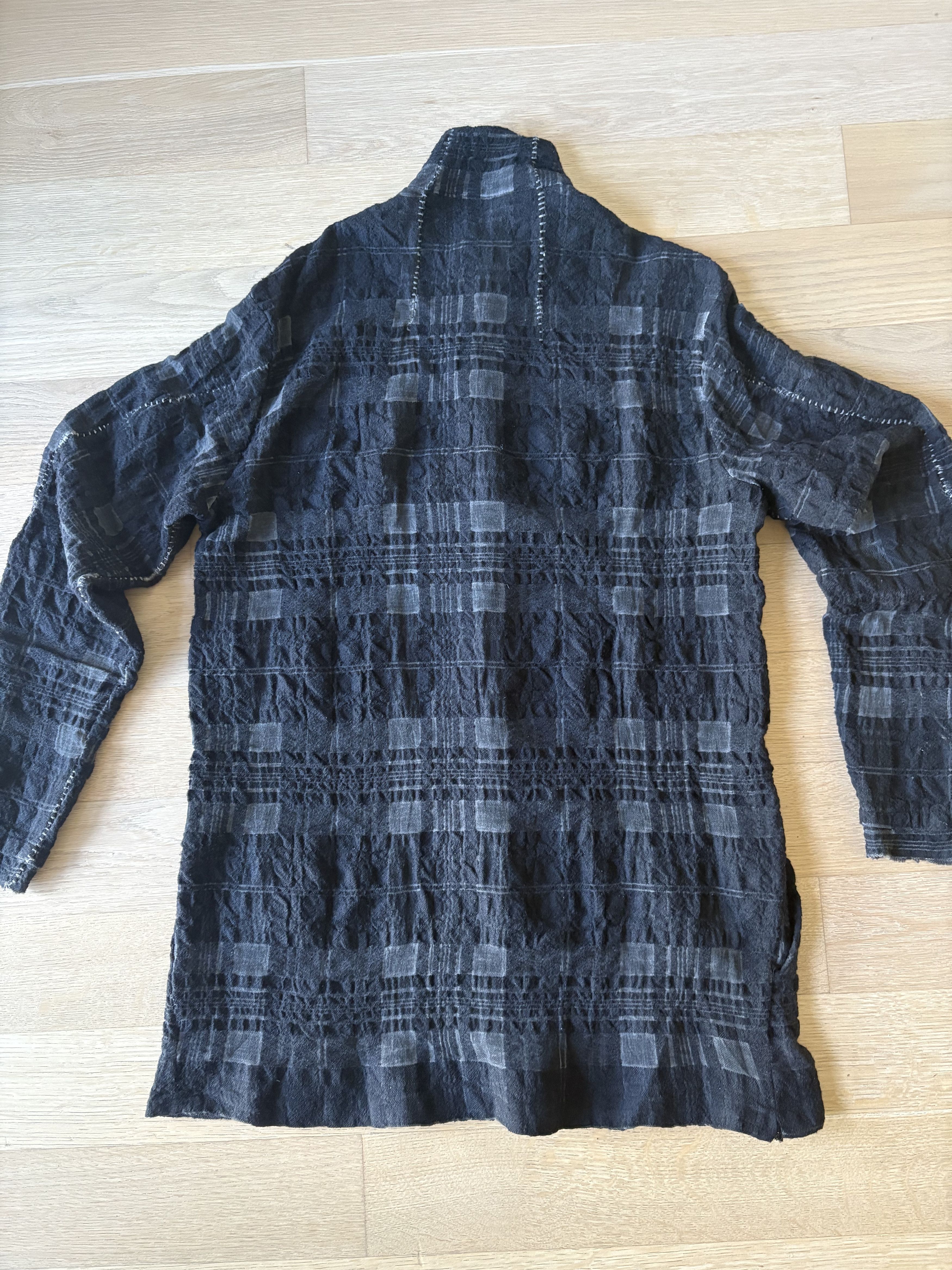 Transit Checked long wool shirt Size US M / EU 48-50 / 2 - 2 Thumbnail