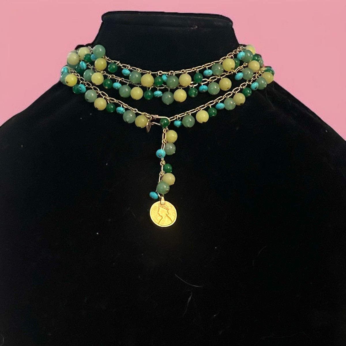 Other Stella & Dot Coba semi precious dangle beads necklace Size ONE SIZE - 3 Thumbnail
