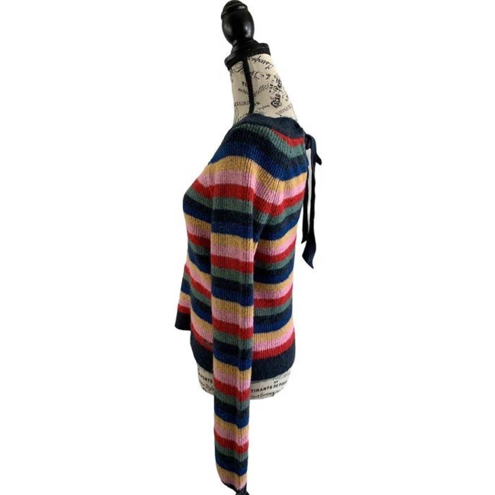 Abercrombie & Fitch Abercrombie & Fitch Women's Size XS Sweater Pullover Striped Size XS / US 0-2 / IT 36-38 - 3 Thumbnail