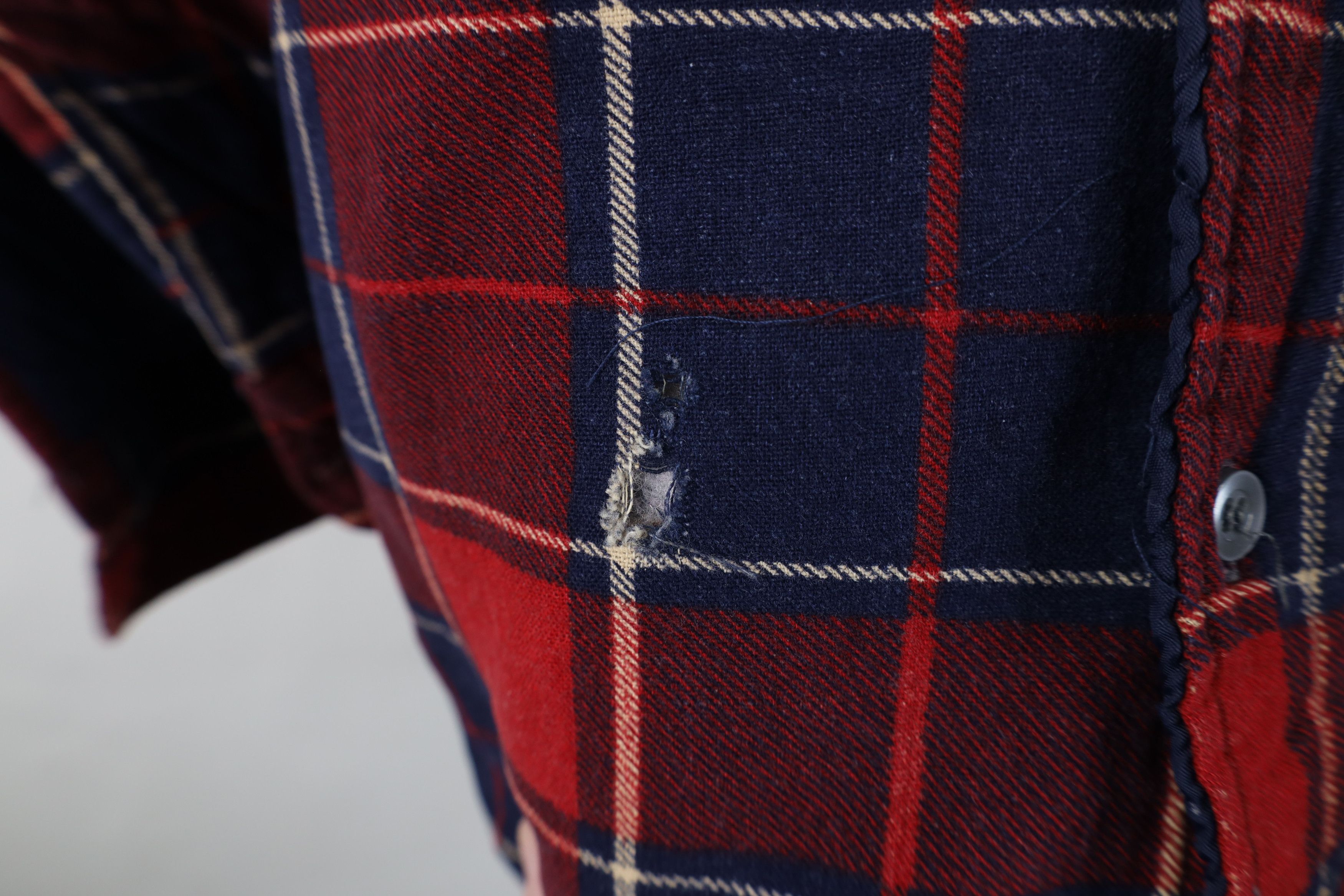Vintage Vintage 90s Streetwear Flannel Button Shirt Jacket Jac Shirt Size US M / EU 48-50 / 2 - 5 Thumbnail
