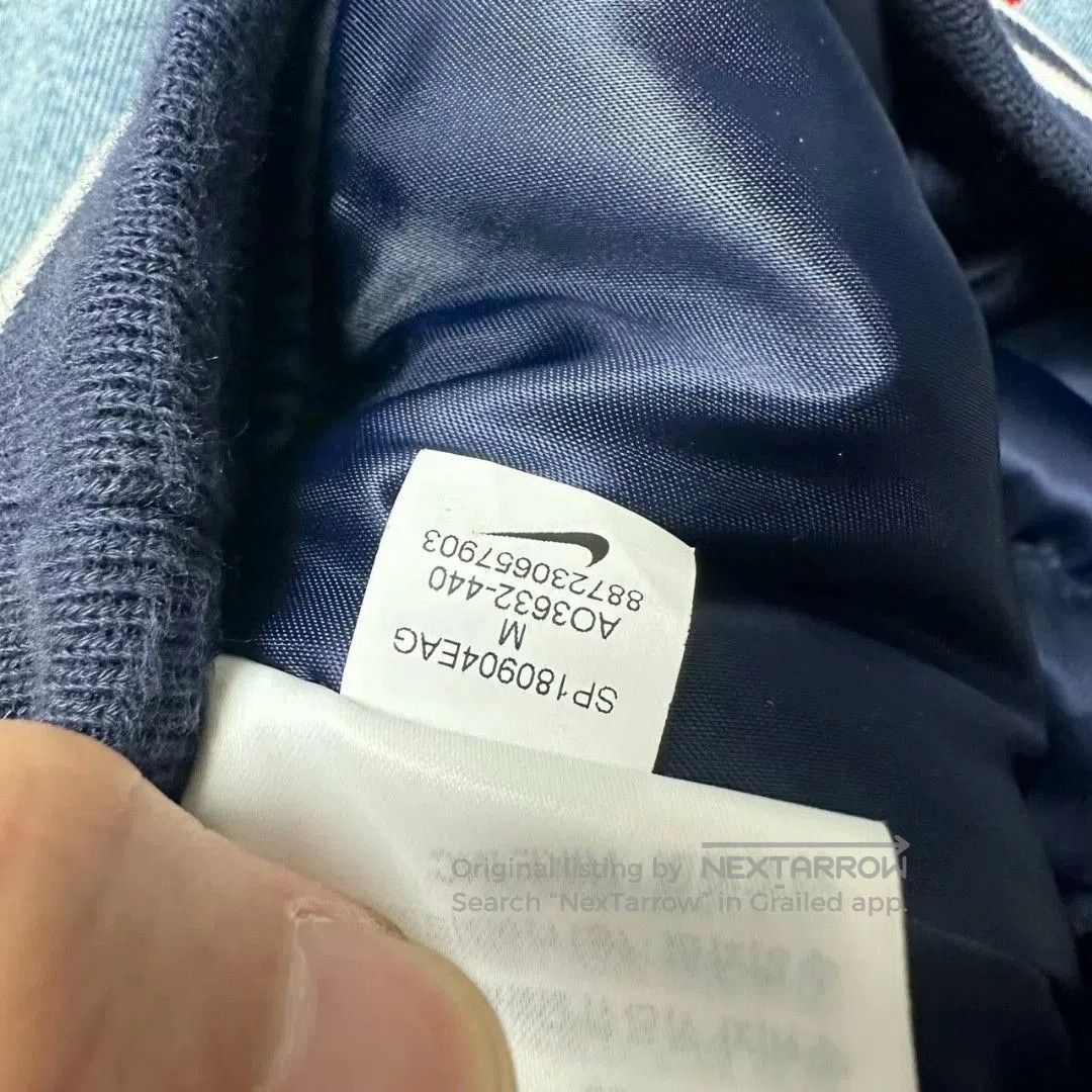 Nike supreme nike nba denim baseball jacket. Size US M / EU 48-50 / 2 - 5 Thumbnail