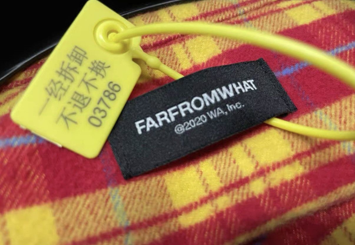 By Far Far Archive Orange-Red Vintage Faded Flannel Plaid Shirt J31 Size US S / EU 44-46 / 1 - 5 Thumbnail