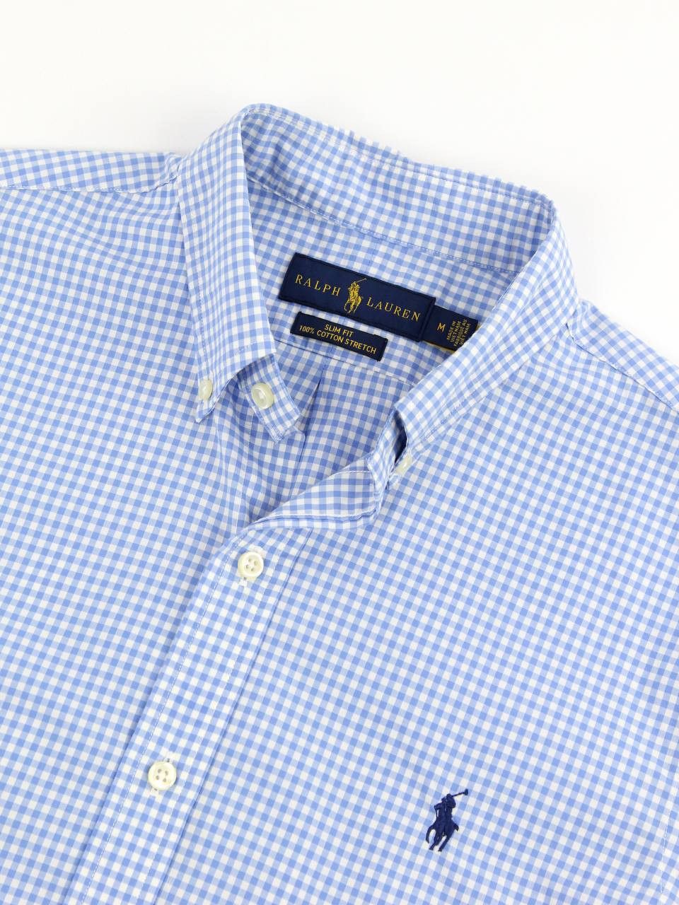 Polo Ralph Lauren POLO RALPH LAUREN Checkered Slim Stretch Shirt Size US M / EU 48-50 / 2 - 7 Thumbnail
