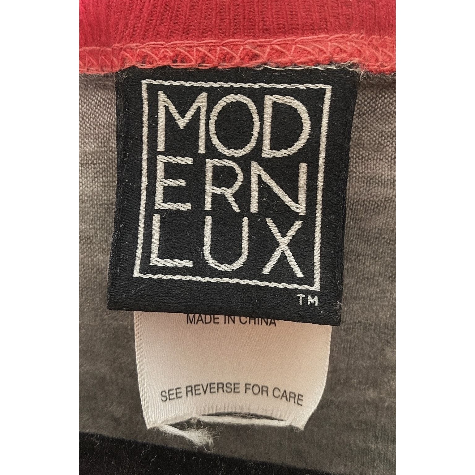 Other Modern Lux Women’s XL Gray USA Tank Top Red White Blue Strip Size XL / US 12-14 / IT 48-50 - 5 Thumbnail