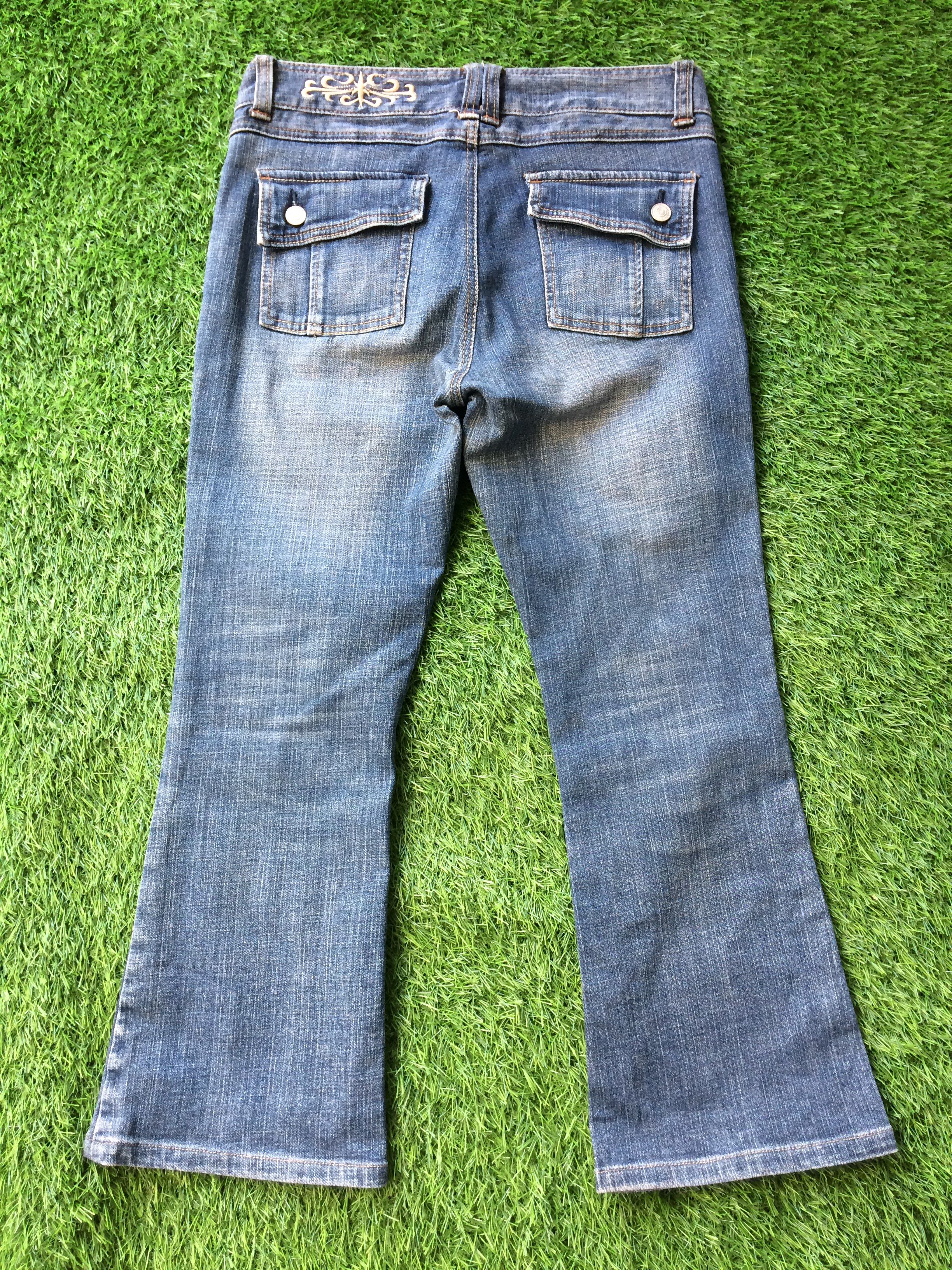 Japanese Brand × Jean Japanese Harajuku Wide Leg Flared Jeans D-769 Size US 28 / EU 44 - 2 Thumbnail