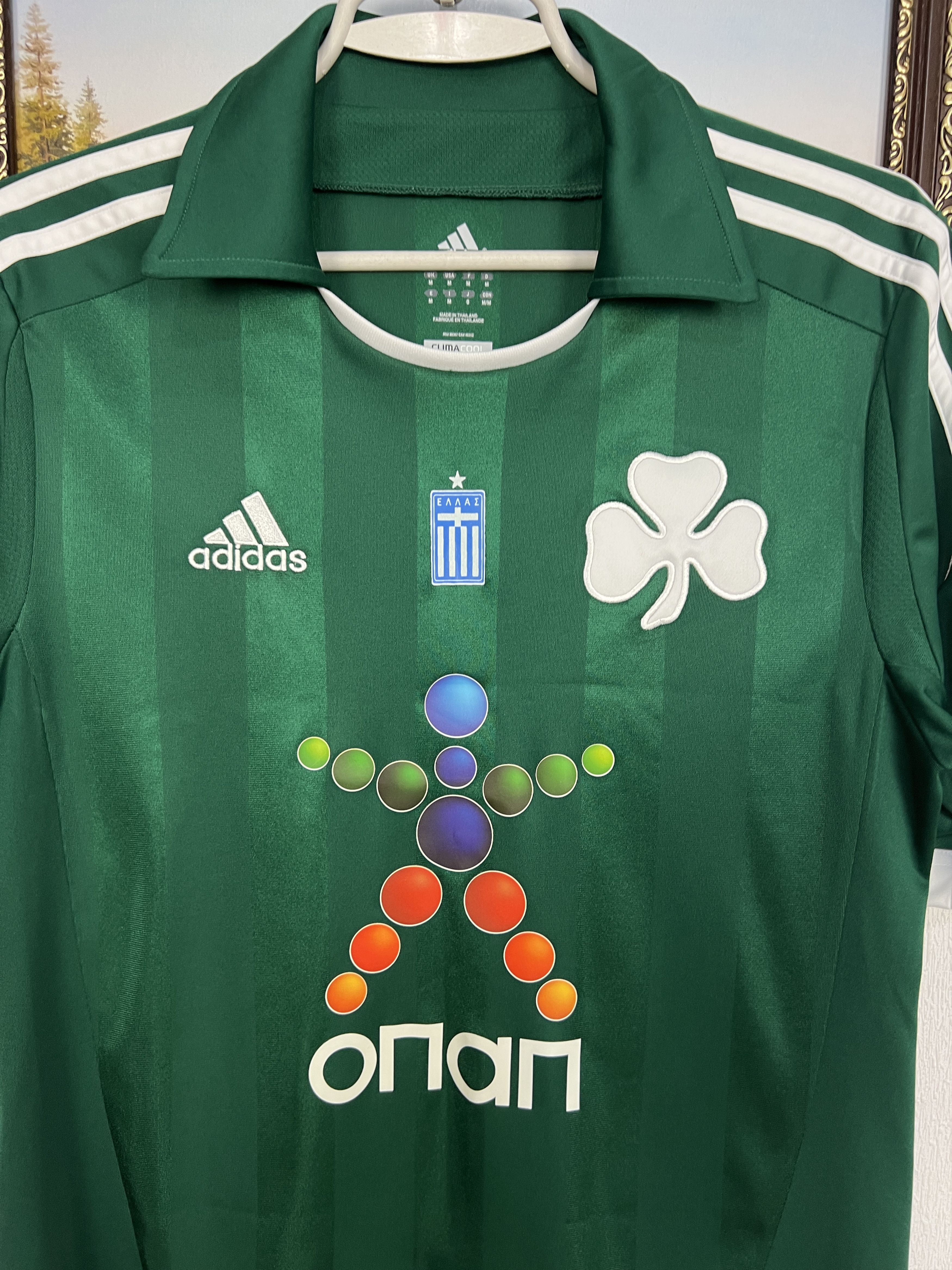 Adidas Panathinaikos Home football shirt 2011 Soccer Adidas Jersey Size US M / EU 48-50 / 2 - 3 Thumbnail