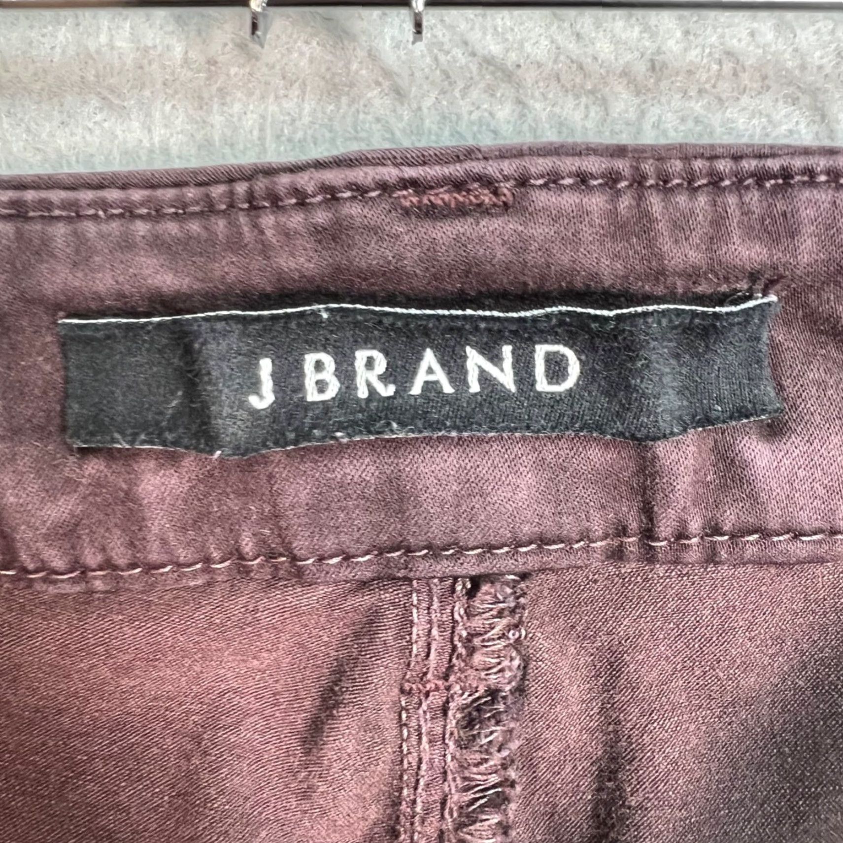 J Brand J Brand Jeans Skinny 5-Pocket Design Zip Purple Cotton Blend Anja Size 28 Womens Adults Size 28" / US 6 / IT 42 - 3 Thumbnail