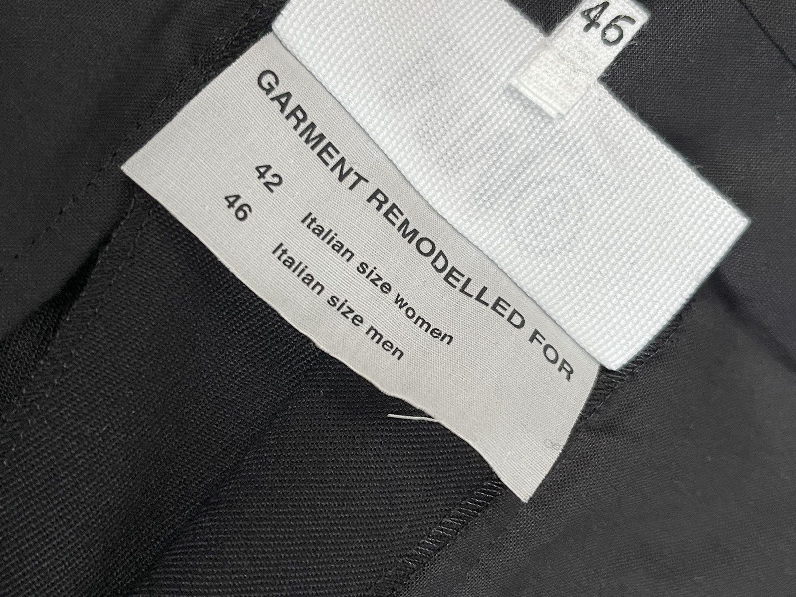 Maison Margiela !DS! SS23 Maison Margiela Reconstructed Black Casual Pants Size US 30 / EU 46 - 23 Thumbnail