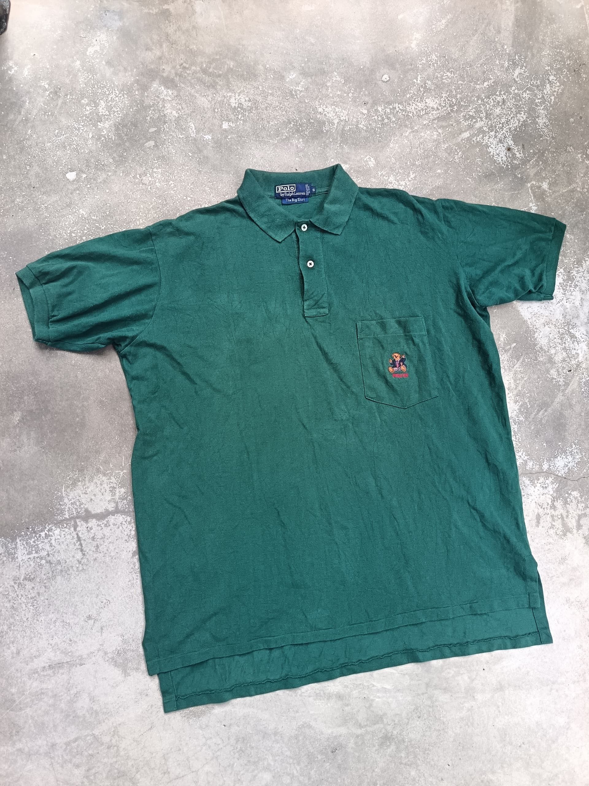 Polo Ralph Lauren × Ralph Lauren Vintage 90s Ralph Lauren polo 93 bear polo shirt Size US XL / EU 56 / 4 - 1 Thumbnail