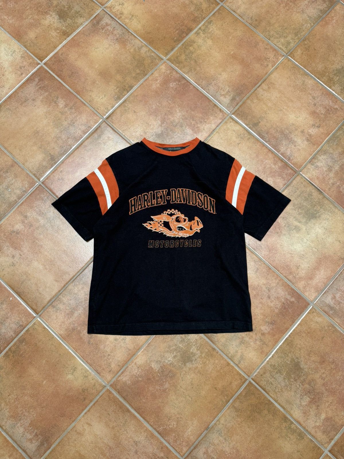 Harley Davidson Vintage Harley Davidson Ringer tee Size US M / EU 48-50 / 2 - 1 Thumbnail