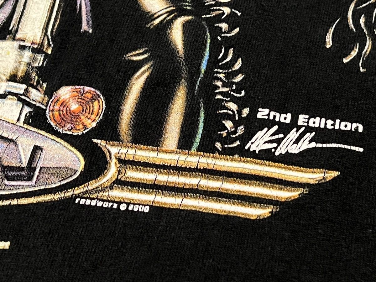 Harley Davidson × Indian Motorcycle × Vintage VTG 2000 Chain Tail - Roadworx Biker Motorcycle Bikes Babes Size US XL / EU 56 / 4 - 3 Thumbnail