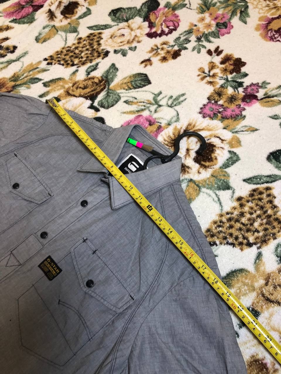 G-Star G-Star Big Blue Blue Long Slee Wing Oxford 100% Western Size US XL / EU 56 / 4 - 6 Thumbnail