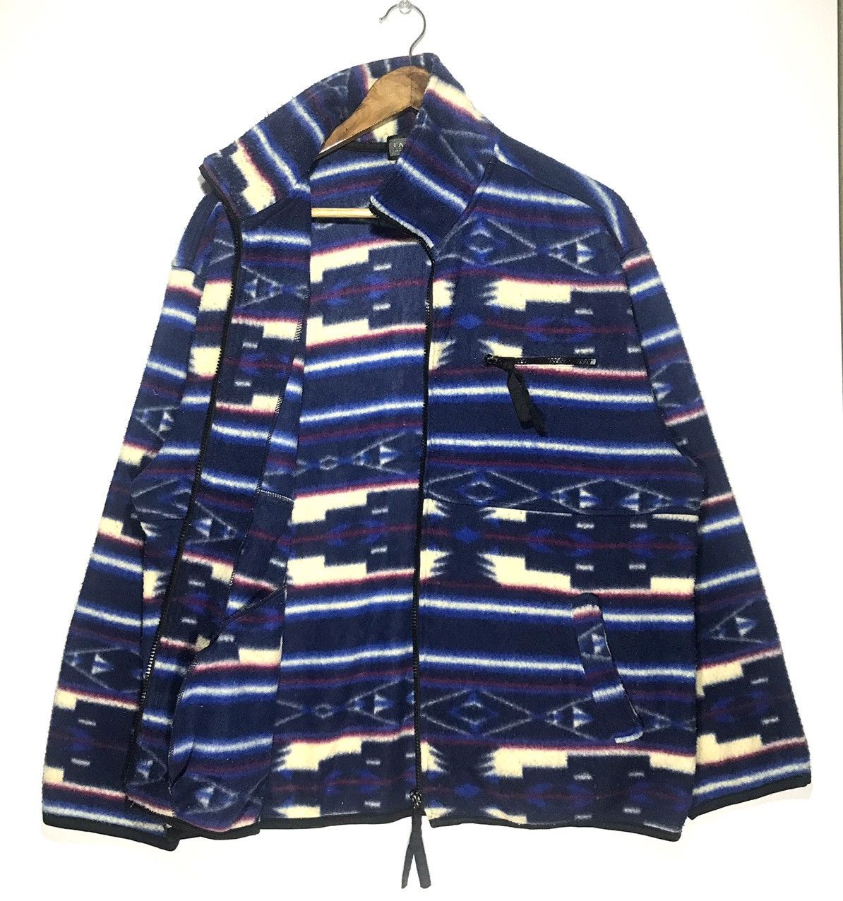 Japanese Brand × Native Vintage Tavares Aztec Navajo Fleece Zipper Size US L / EU 52-54 / 3 - 6 Thumbnail