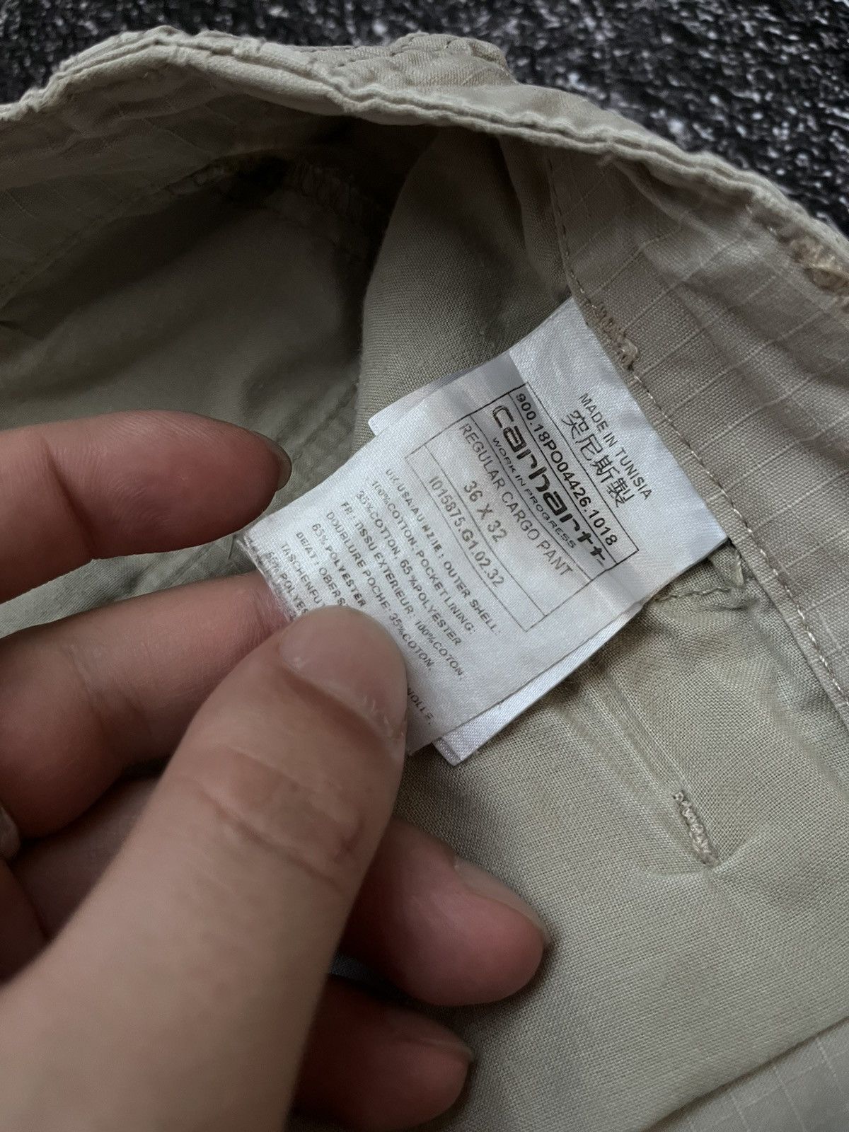 Carhartt × Carhartt Wip carhartt beige regular cargo pants trousers 36х32 Size US 36 / EU 52 - 15 Thumbnail