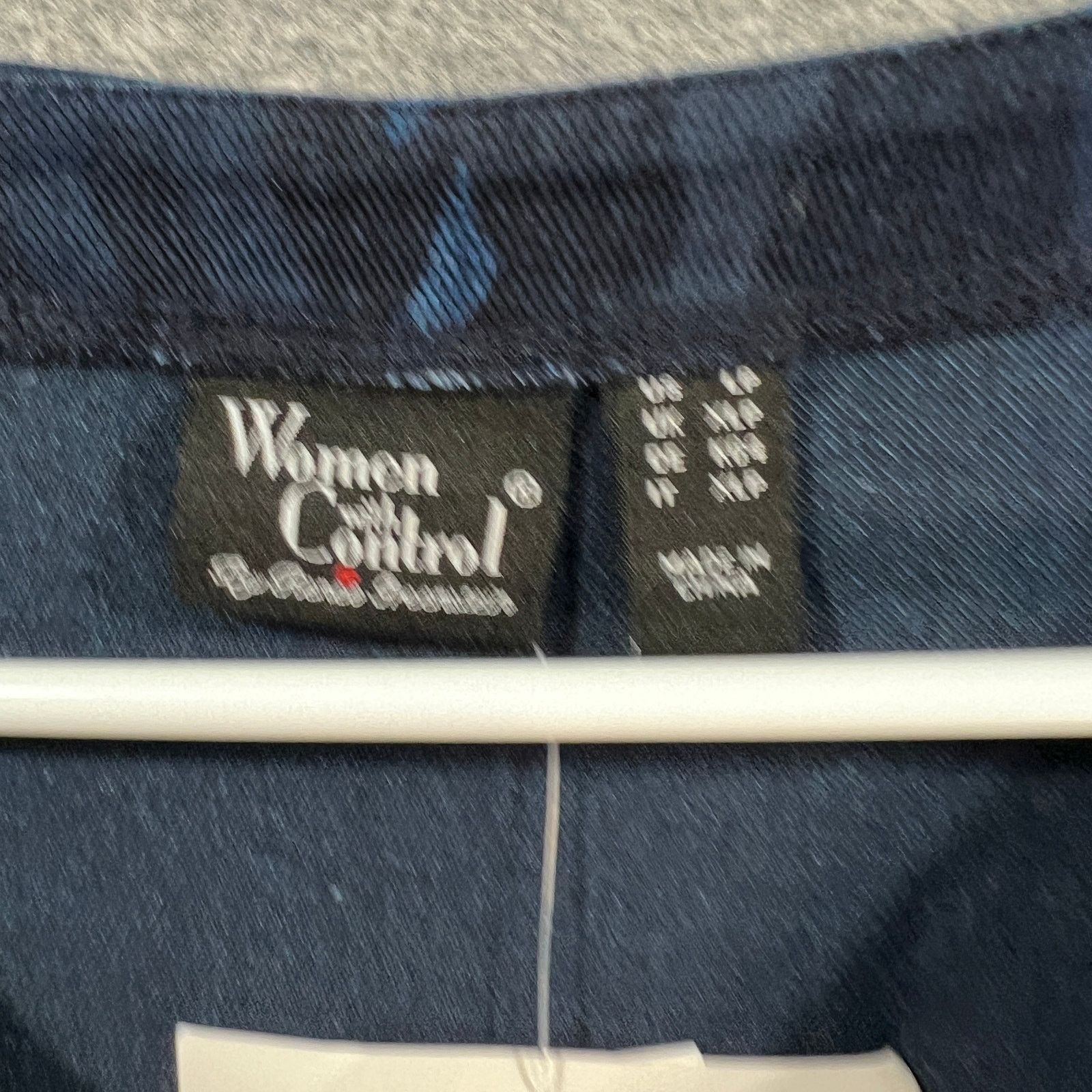 Other Women with Control Prime Stretch Denim 2 Shift Print Dress Size L / US 10 / IT 46 - 3 Thumbnail