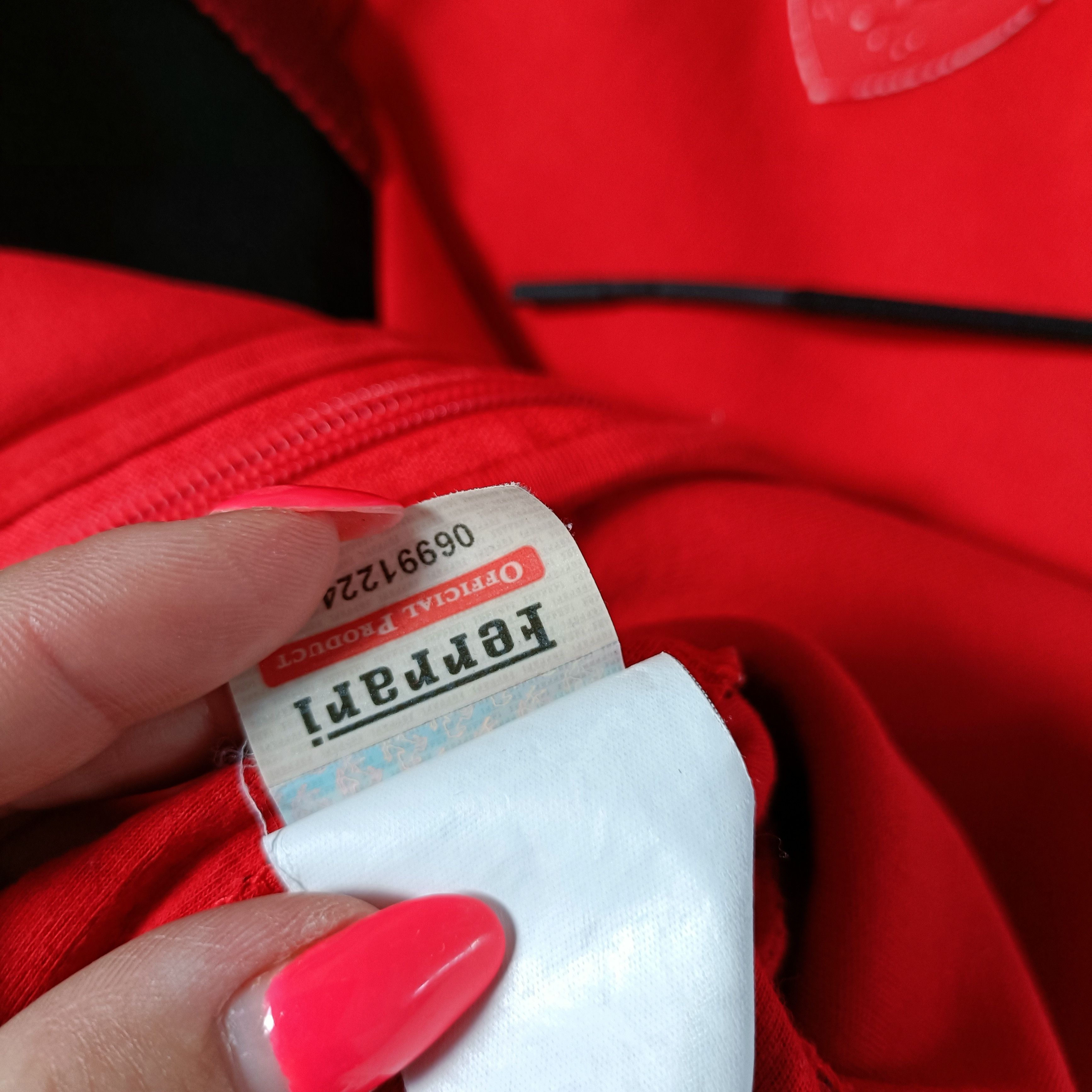 Ferrari × Puma Men's Cotton Red Full Zip Hoodie ! Size US L / EU 52-54 / 3 - 6 Thumbnail