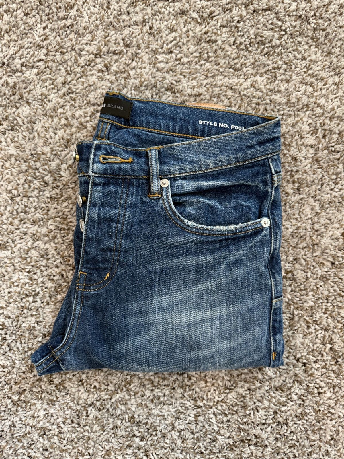 Purple Brand Purple Brand Jeans - Dark Indigo Size US 29 - 5 Thumbnail