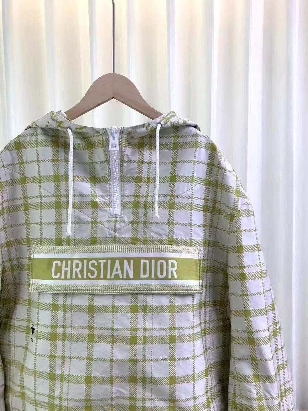 Christian Dior Monsieur Christian Dior Check Logo Jacket XS Size XS / US 0-2 / IT 36-38 - 2 Thumbnail
