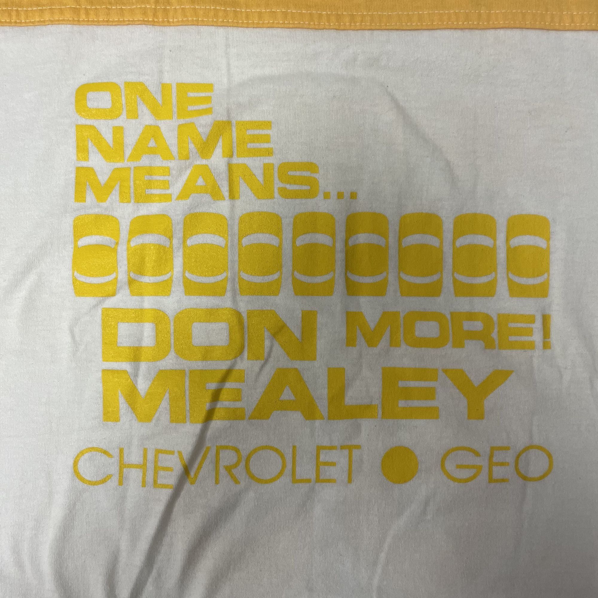 Other Vtg Alore SUPER BOWL Sale ‘89 Don Mealey Chevrolet Ringer Size US L / EU 52-54 / 3 - 6 Thumbnail