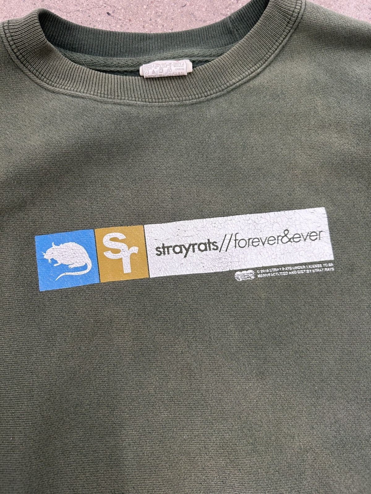 Stray Rats Stray Rats x Champions “forever&ever” crewneck Size US M / EU 48-50 / 2 - 3 Thumbnail