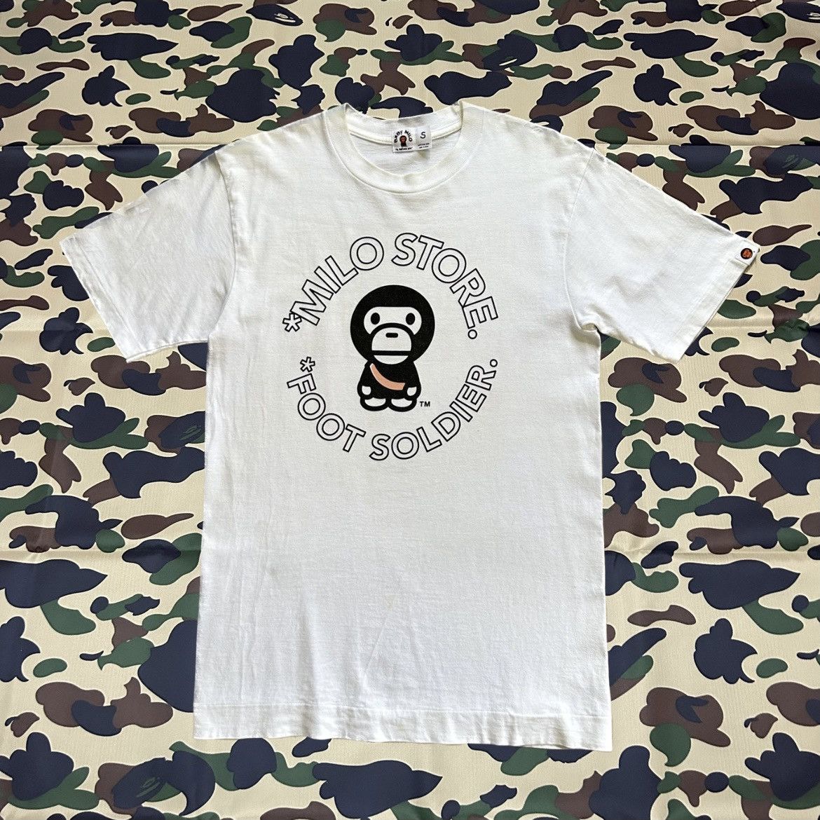 Bape Baby Milo Foot Soldier Tee Size US S / EU 44-46 / 1 - 1 Thumbnail
