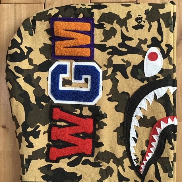 Bape BAPE Desert Camo Shark Full Zip Hoodie a bathing ape Size US XL / EU 56 / 4 - 5 Thumbnail