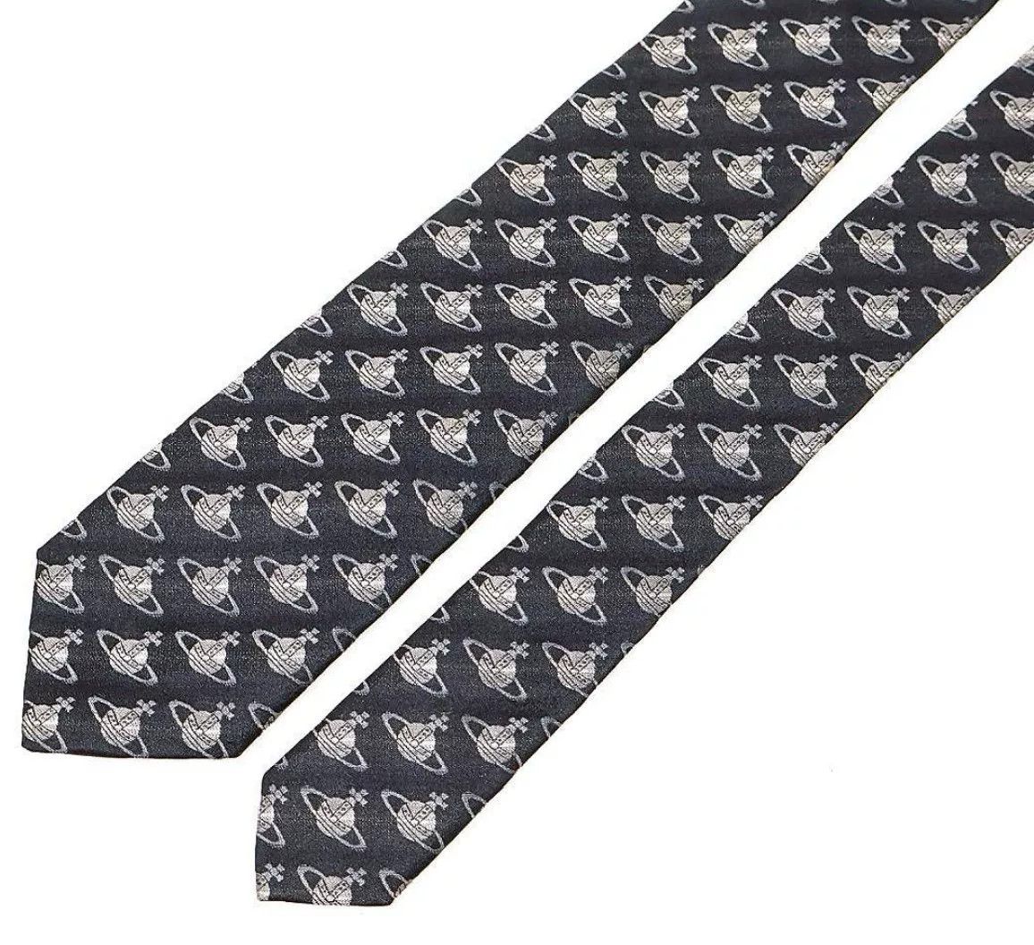 Vivienne Westwood Vivienne Westwood Orb Print Tie Size ONE SIZE - 1 Thumbnail