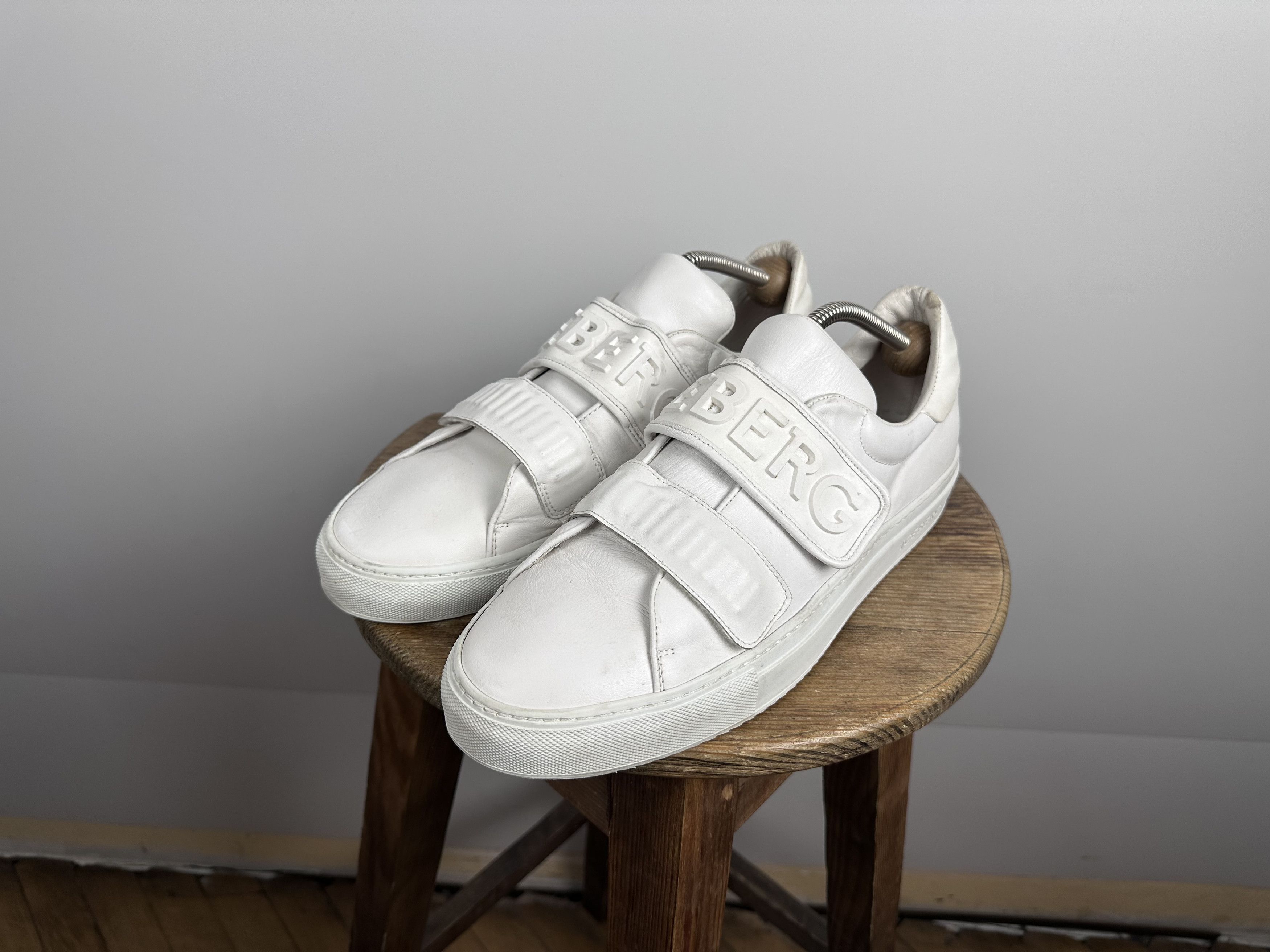 Grailed × Iceberg Iceberg Sneakers Shoes White Big Logo Leather Mens Size 45 Size US 12 / EU 45 - 1 Thumbnail