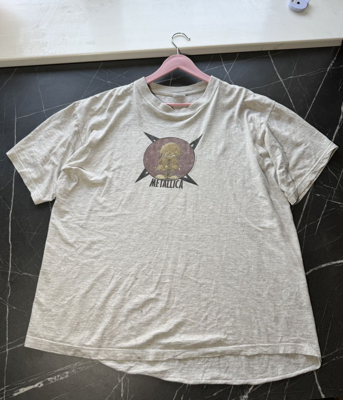 Band Tees Vintage 1999 Metallica Graphic Band T Shirt Gray Size US XL / EU 56 / 4 - 1 Thumbnail