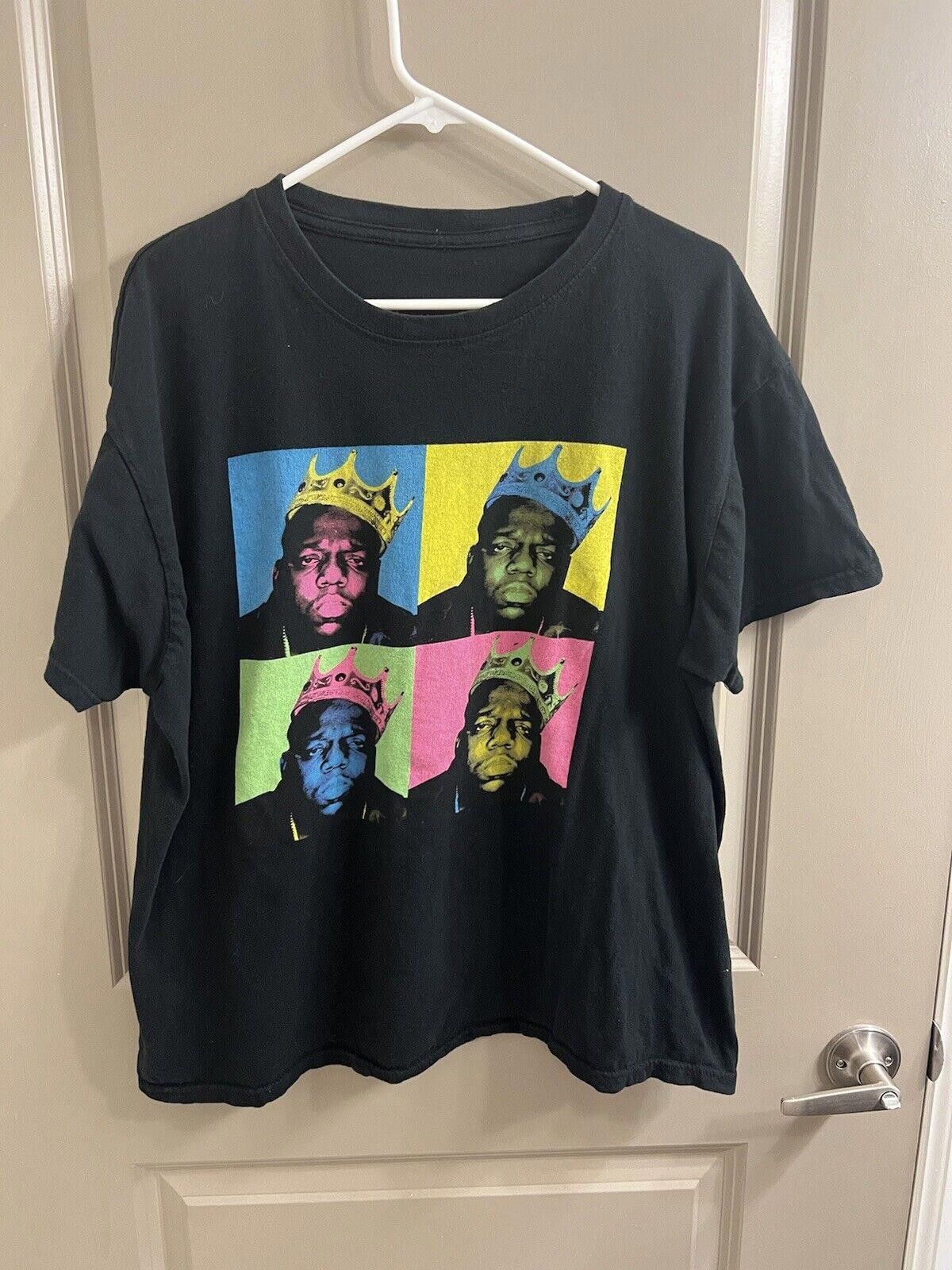 Designer 2 Vintage Tupac And B.I.G. Large Men’s T-shirt Size US XL / EU 56 / 4 - 5 Thumbnail
