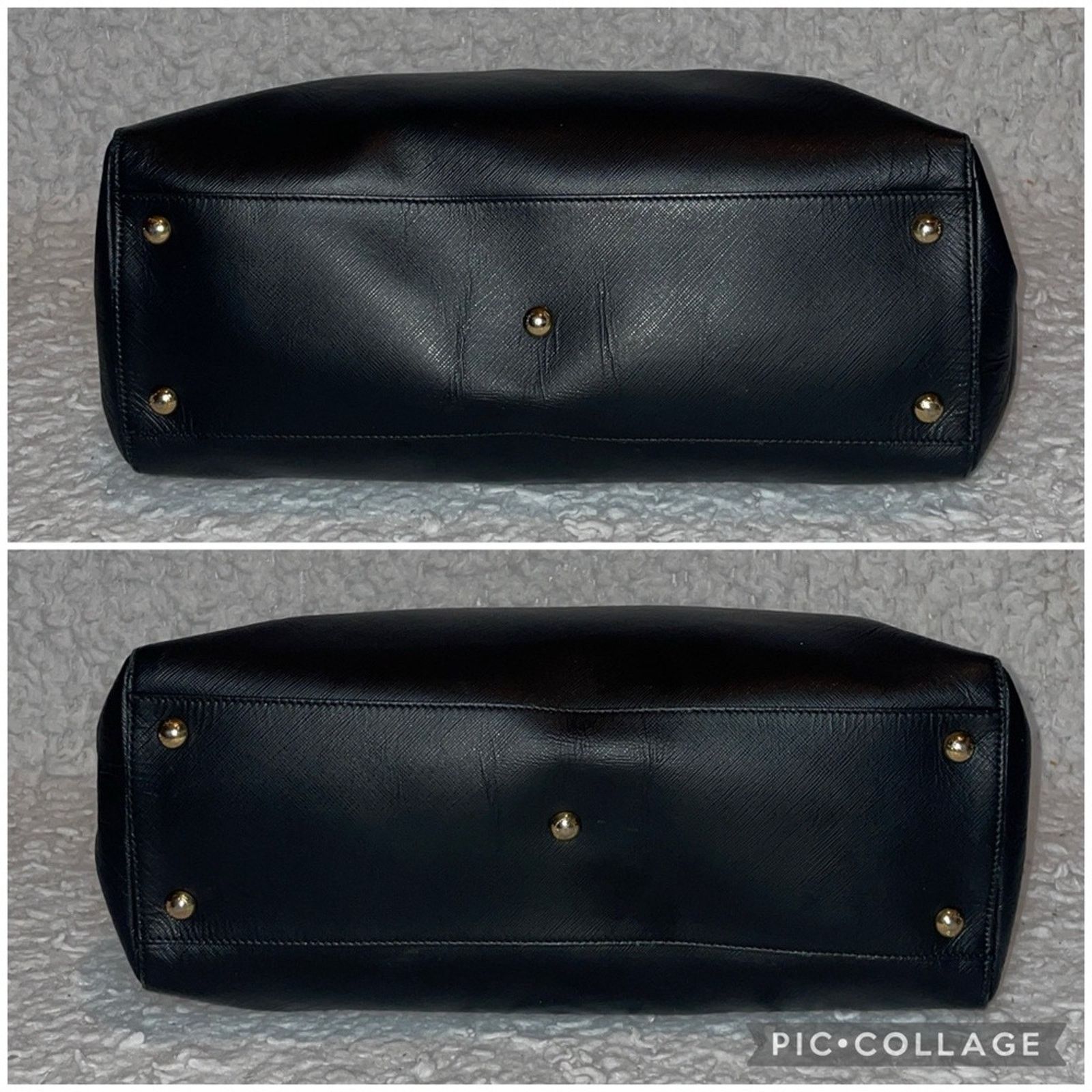 Salvatore Ferragamo Ferragamo Melike Vara Bow Leather Tote Black Size ONE SIZE - 10 Thumbnail