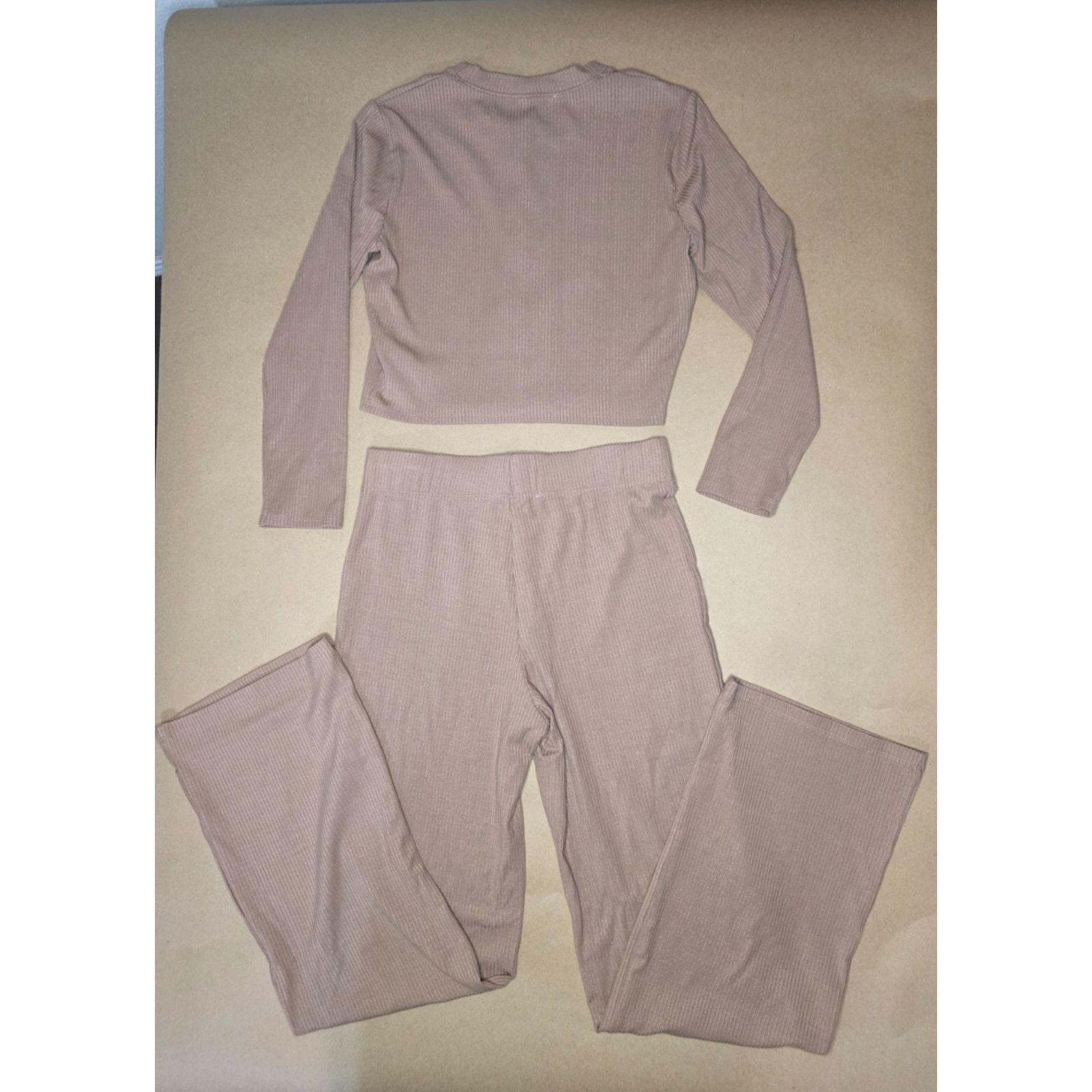 Reformation Reformation pant/cardigan set Clay sz M USA Made Size M / US 6-8 / IT 42-44 - 2 Thumbnail